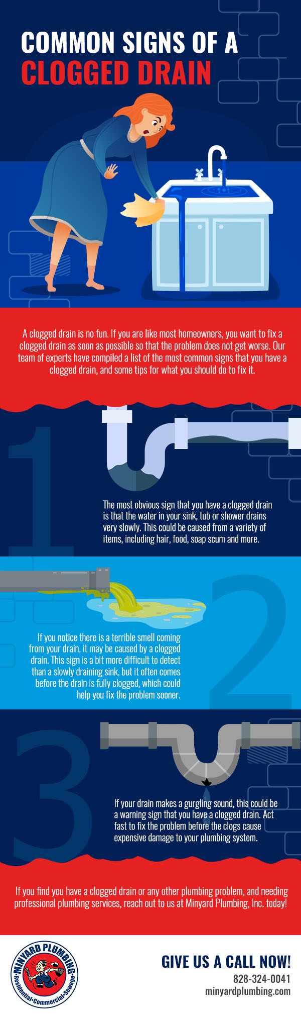 Common Signs of a Clogged Drain